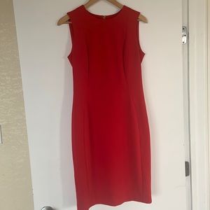 Red Calvin Klein Dress - Size 6